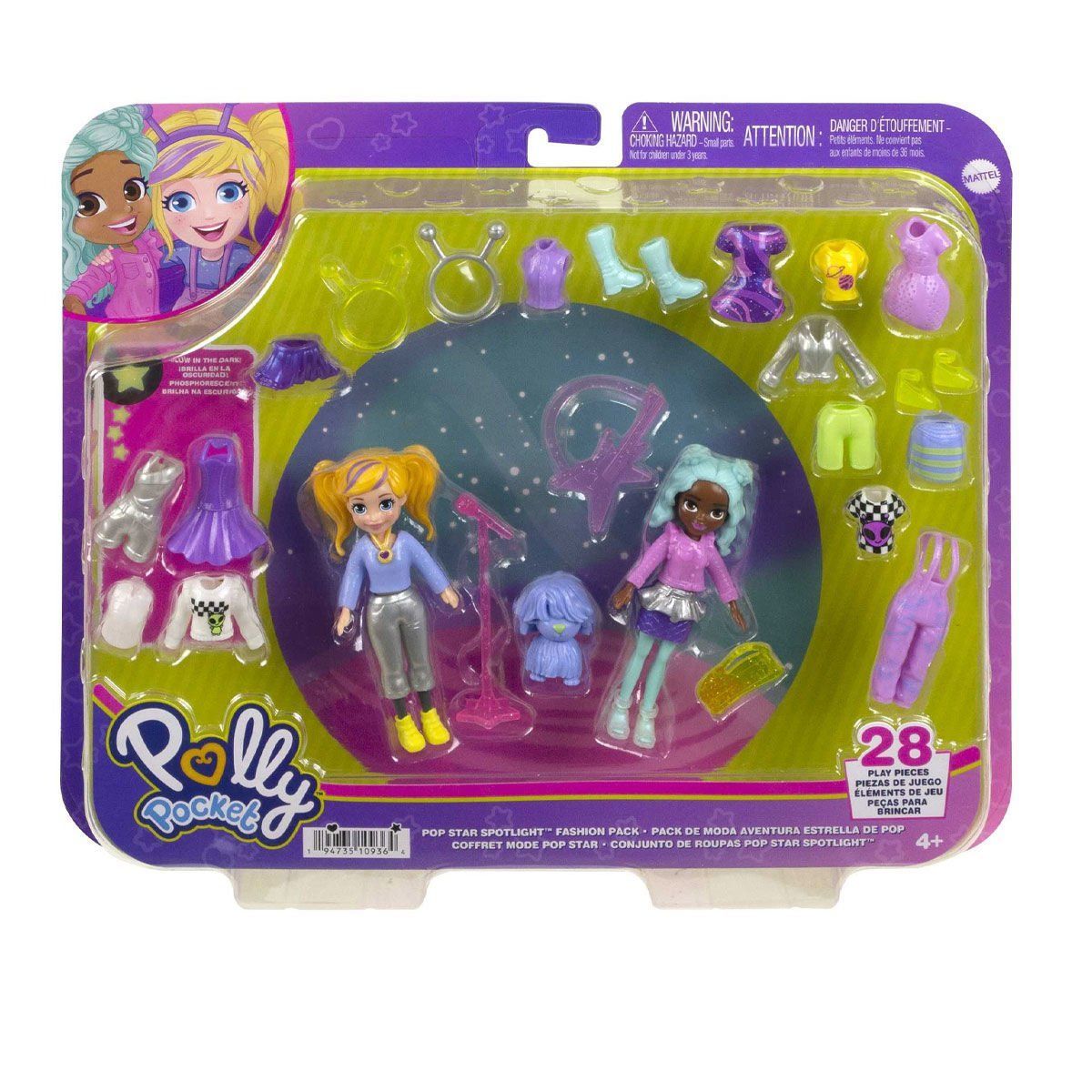 HNF51 Polly Pocket ve Arkadaşları Farklı Moda Aksesuarları Oyun Setleri  - 1  Adet Fiyatıdır