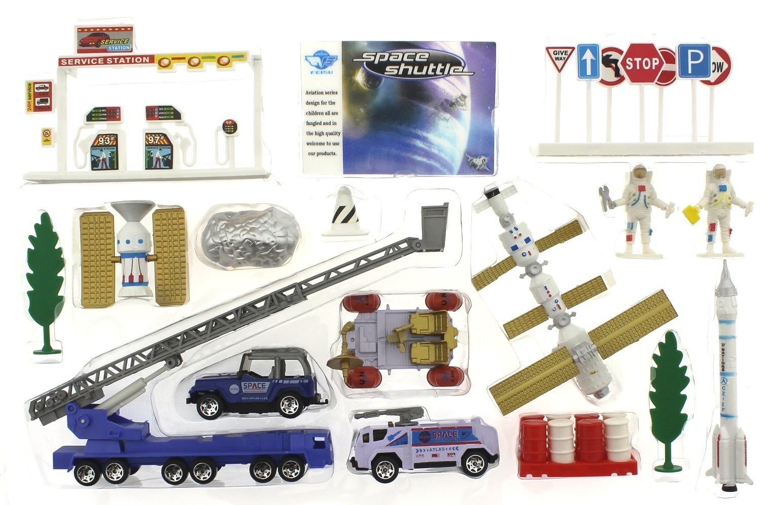 Die Cast Merdivenli Uzay Seti 30 Parça  Jp8106