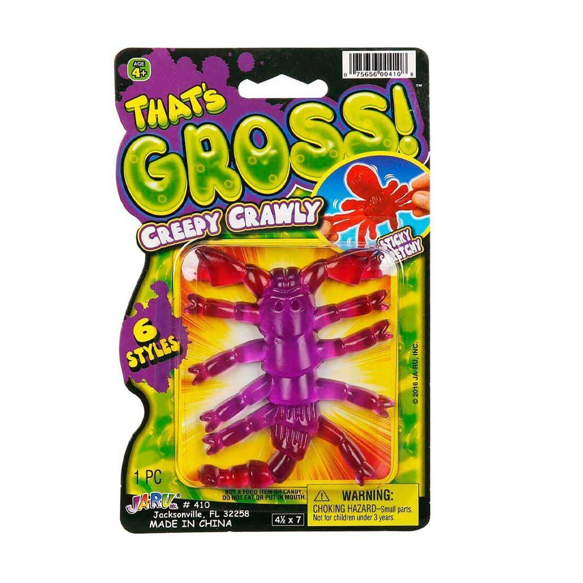 0410 Streç Gross Creepy Crawly Esnek Böcekler -Sunman