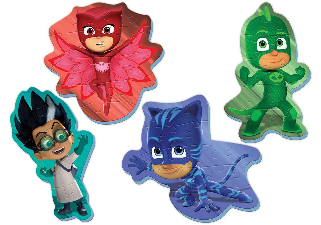 KS Baby Puzzle Pijamaskeliler  My First Puzzle 4 in 1 Çerçevesiz