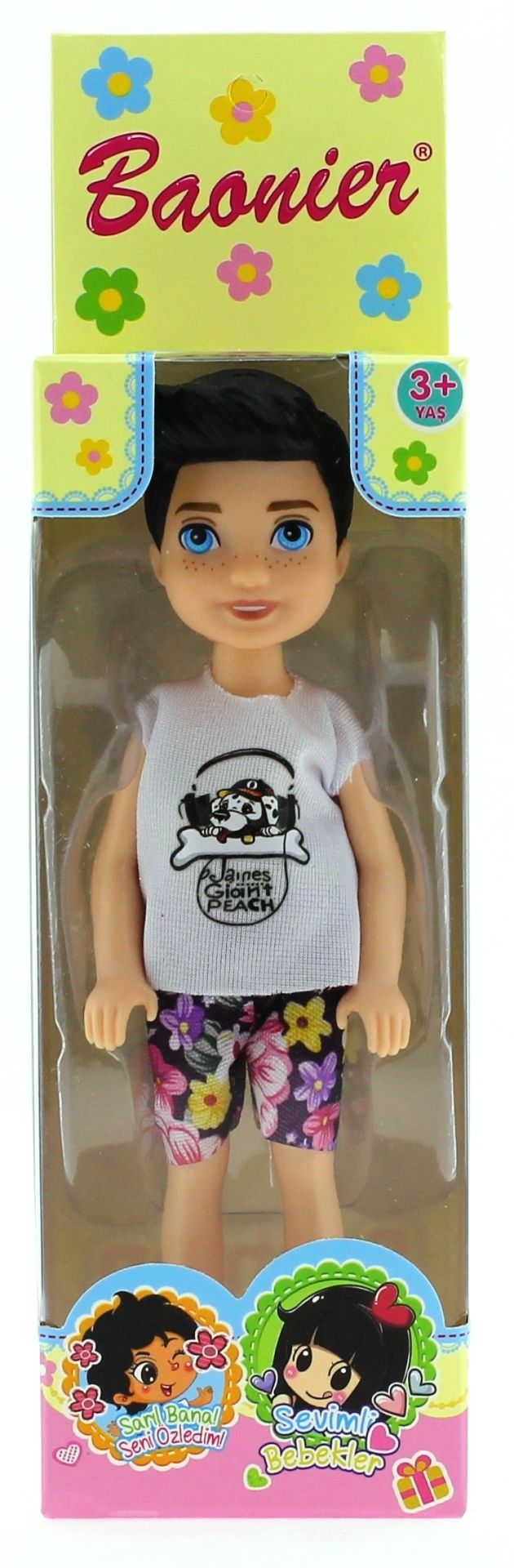 Baonier Çiçek Şortlu 14 cm  Tekli Erkek Bebek