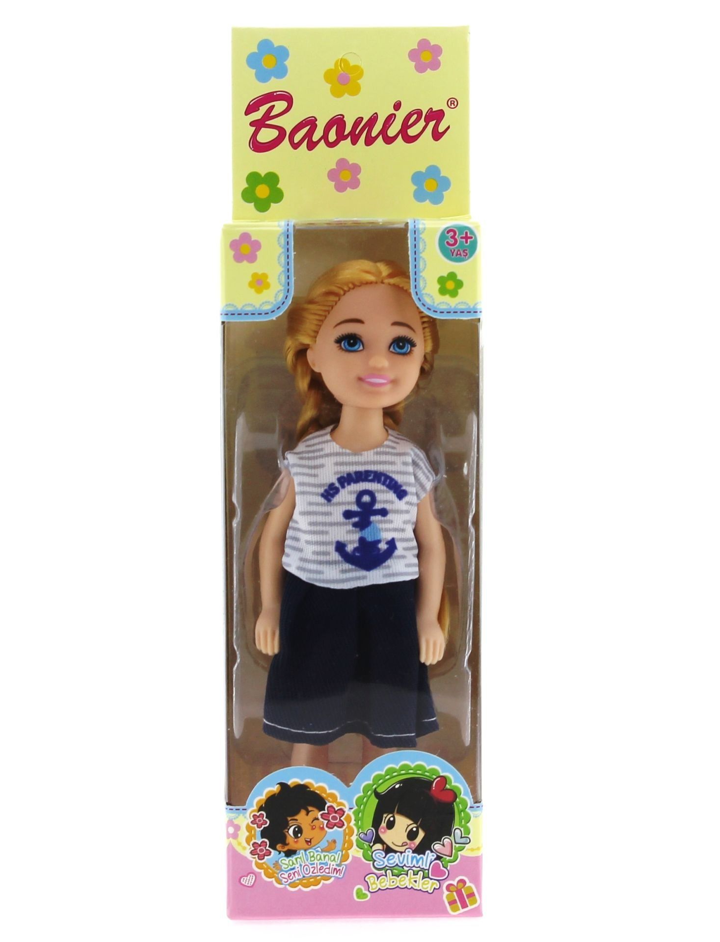 Baonier Denizci Elbiseli 14 cm Sarışın Tekli Kız Bebek