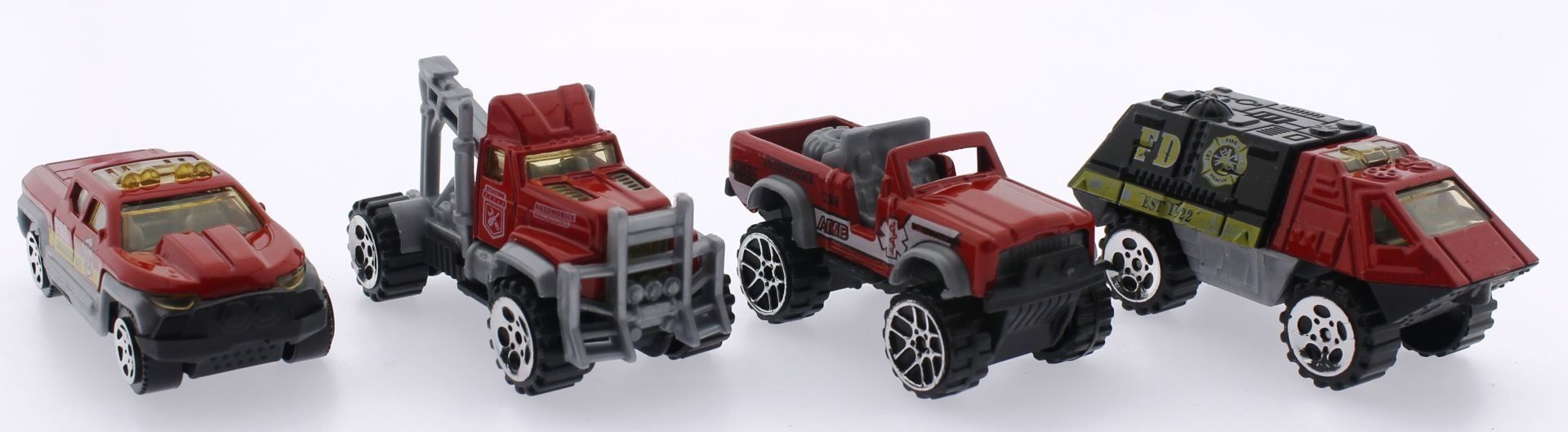 4'Lü Die Cast İtfaiye Seti