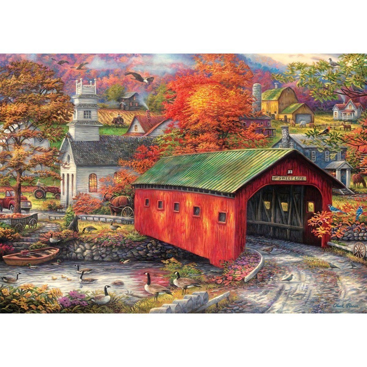 5528 Tatlı Hayat Köprüsü 3000 Parça Puzzle