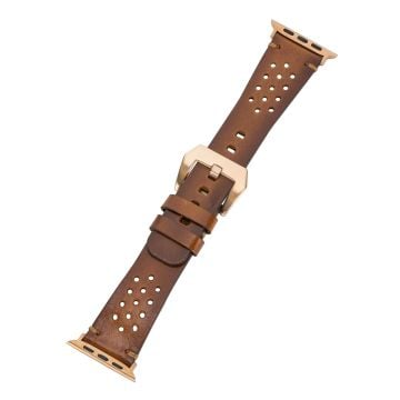 Apple Watch Uyumlu Deri Kordon Vigo 42-44-45mm RST2EF