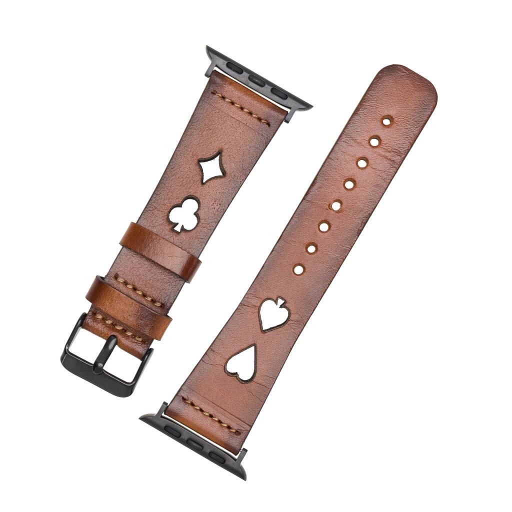 Apple Watch Uyumlu Deri Kordon 42-44-45mm Avesta RST2EF