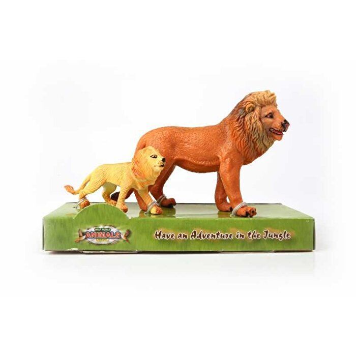 Aslan ve Yavrusu Model Hayvan