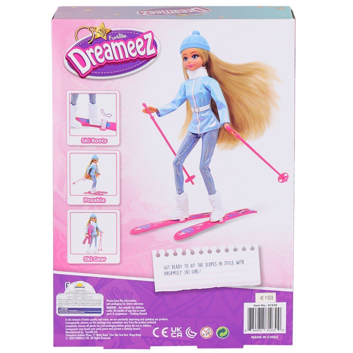 1081030 Dreameez Bebek ve Kayak Seti