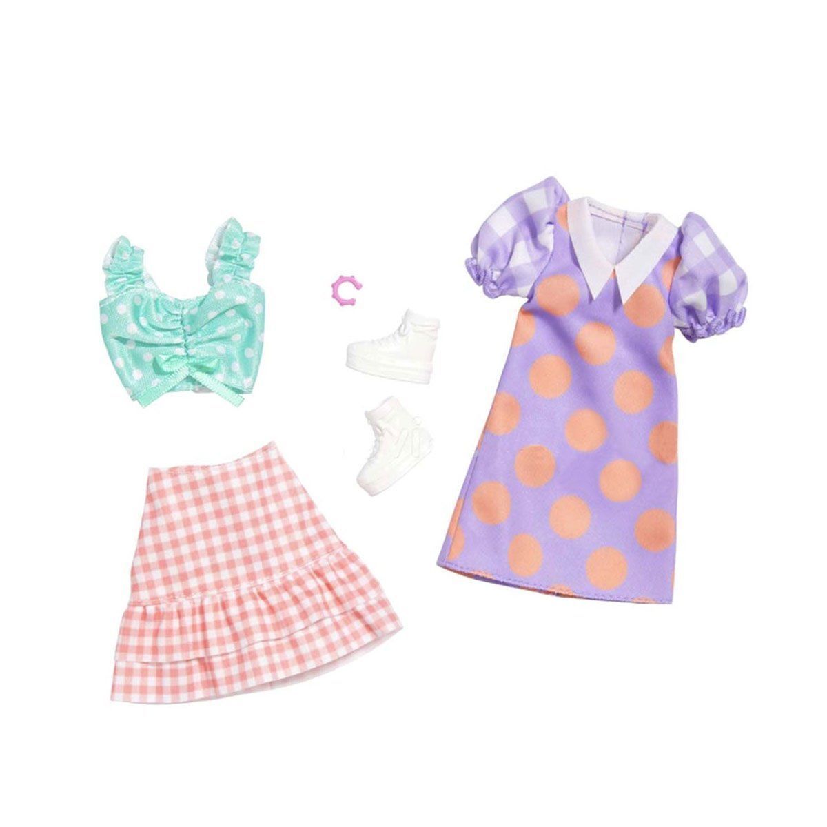 GWF04 Barbie\'nin Kıyafet Koleksiyonu 2\'li Paketler / +3 yaş