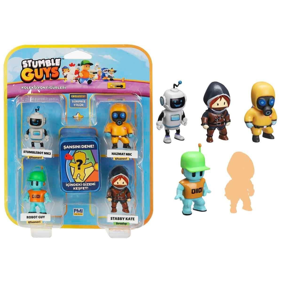 PMI SG2240 Stumble Guys Figür Seti 5li -Necotoys