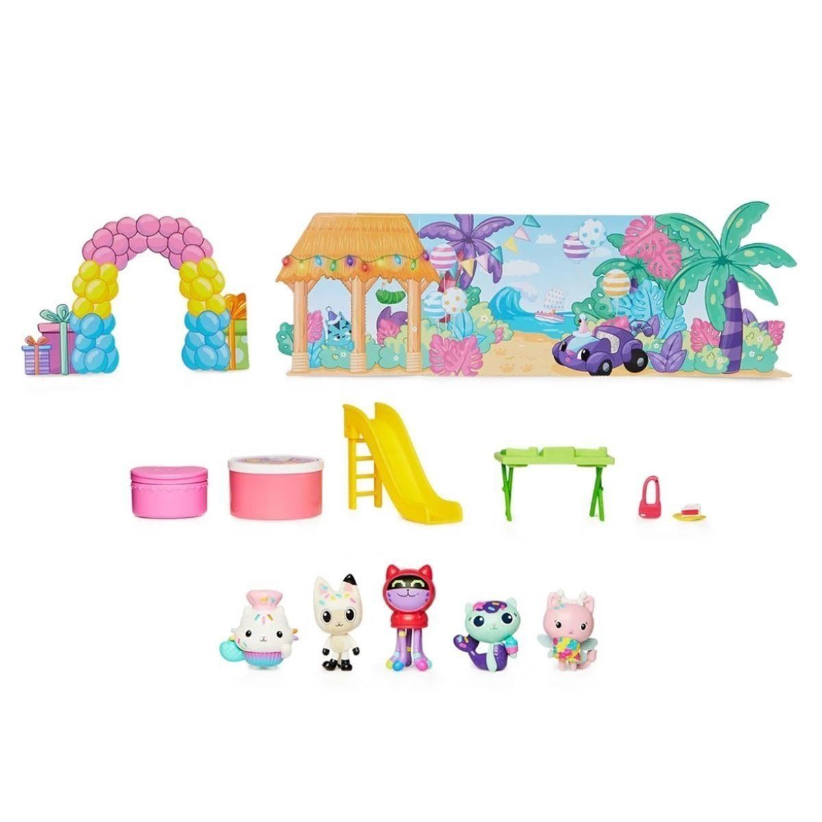 6069141 Gabbys Dollhouse Hayal Evi Pandi Patinin Doğum Günü Seti