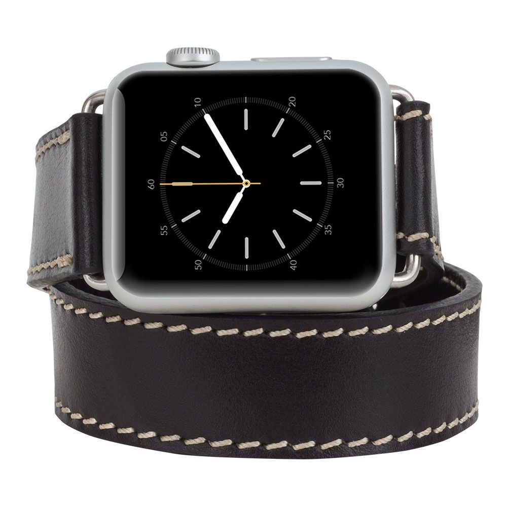 Apple Watch Uyumlu Deri Kordon 38-40-41mm DT RST1
