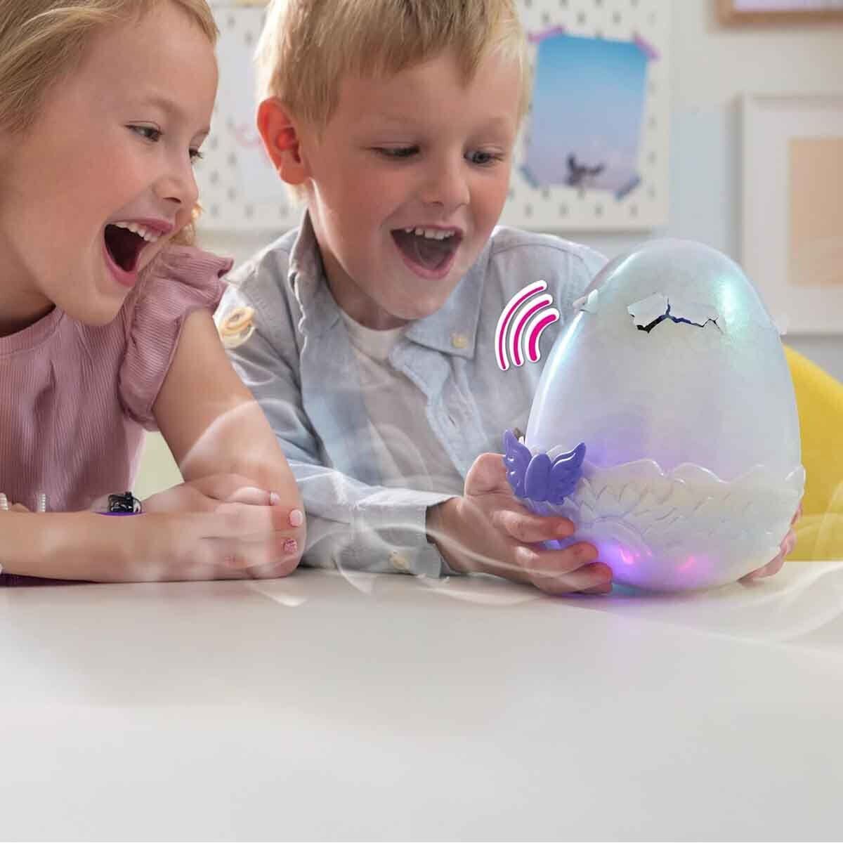 69282 SUN- Sesli ve Işıklı Hatchimals Alive Mystery Hatch Draggle İnteraktif Peluş Sürpriz Yumurta