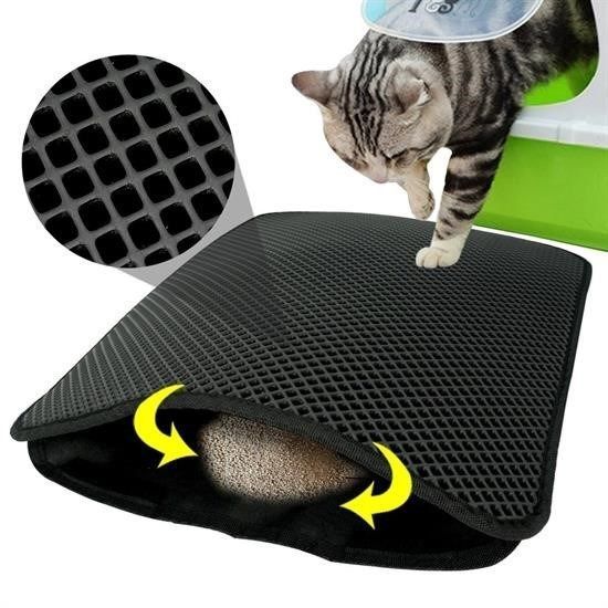 Kedi Tuvalet Önü Kum Toplayıcı Temizleyici Elekli - Stokta Olan Renk Gönderilir