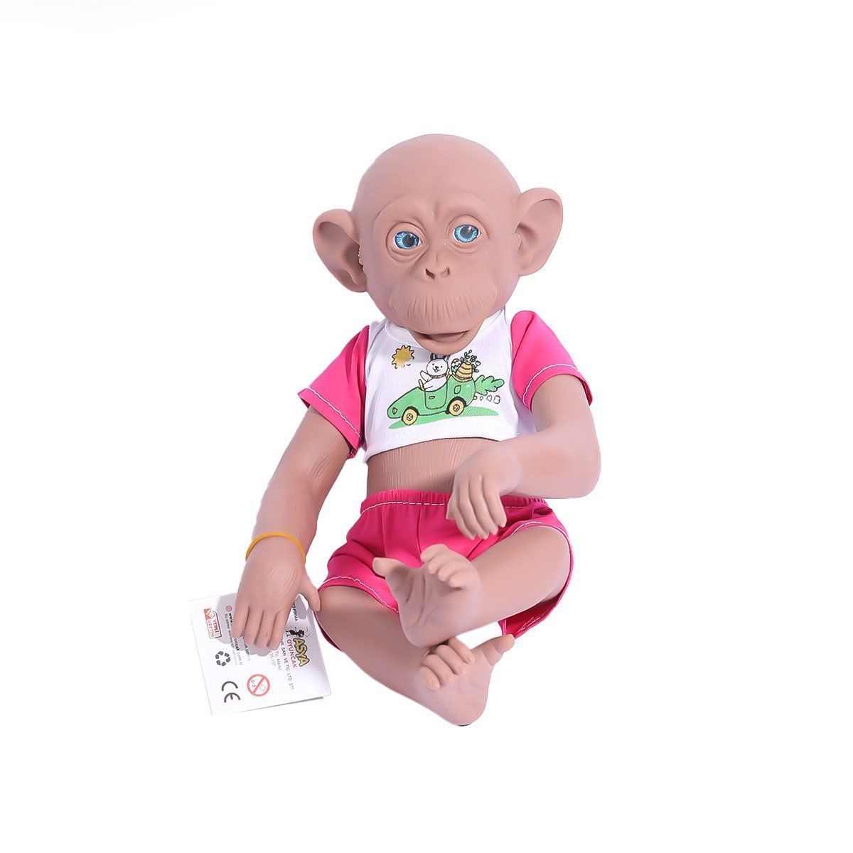 ELF23301 Maymun 35 cm - 1 Adet Stokta Olan Gönderilir
