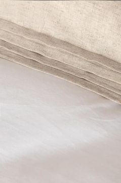 AltınbaşakMaria Ivory Keten Çift Kişilik Nevresim Seti