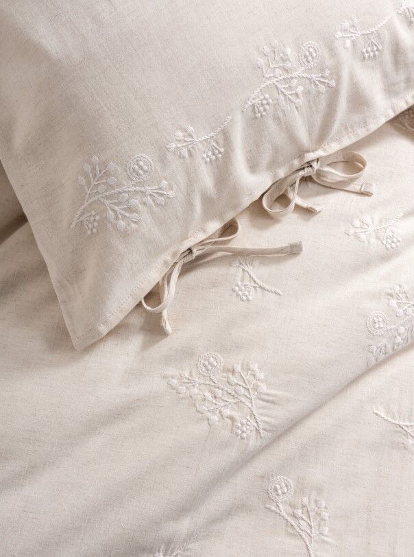 Cotton Box Cotton Keten Çift Kişilik Nevresim Takımı Esmira