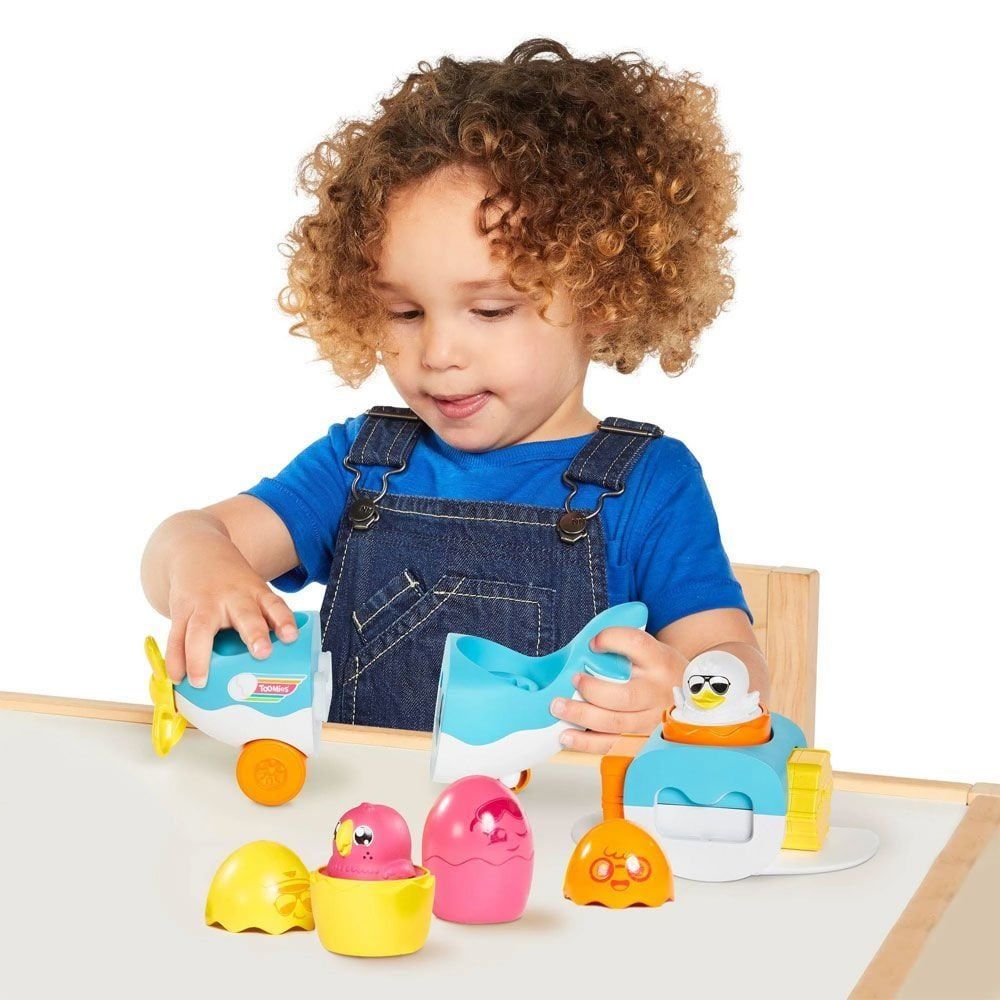 73147 Tomy, 2si1 arada Uçak ve Saklambaçlı Yumurtalar, 12-36 ay