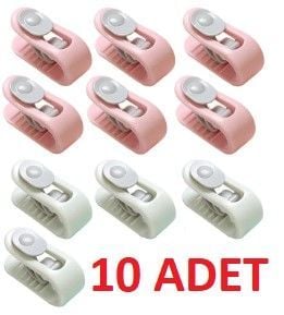 Mandallı Yorgan Sabitleme Klipsi 10 Adet - Stokta Olan Renk Gönderilir