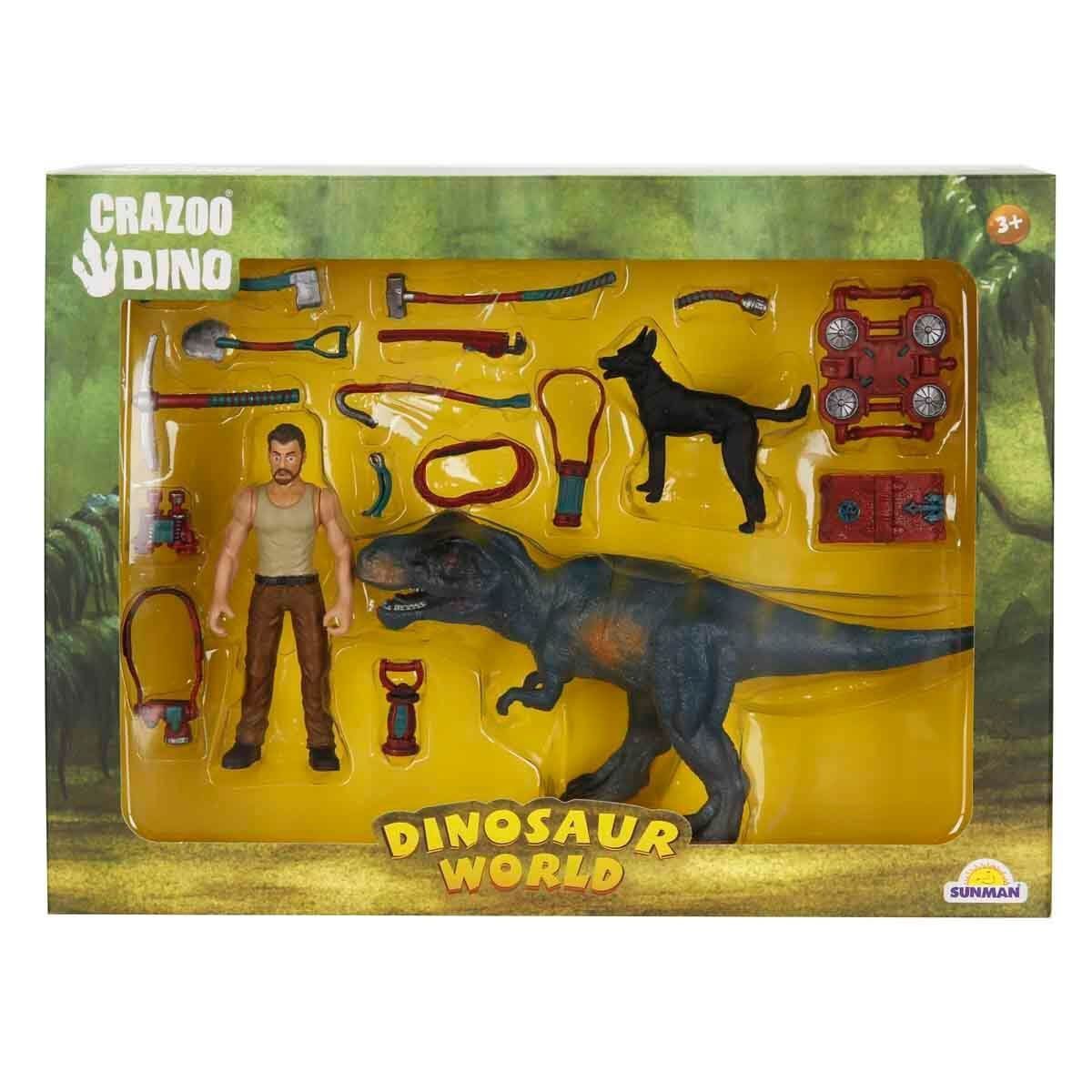 43111 Crazoo Dinozor Figürlü Oyun Seti - 1 Adet Stokta Olan Gönderilir