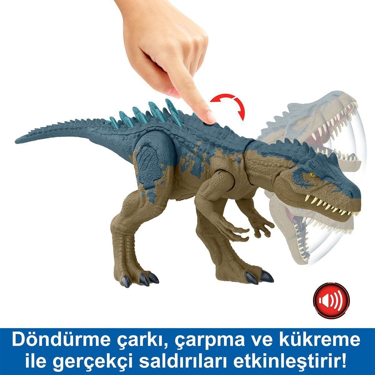 HRX50 Jurassic World Süper Güçlü Allosaurus Figürü