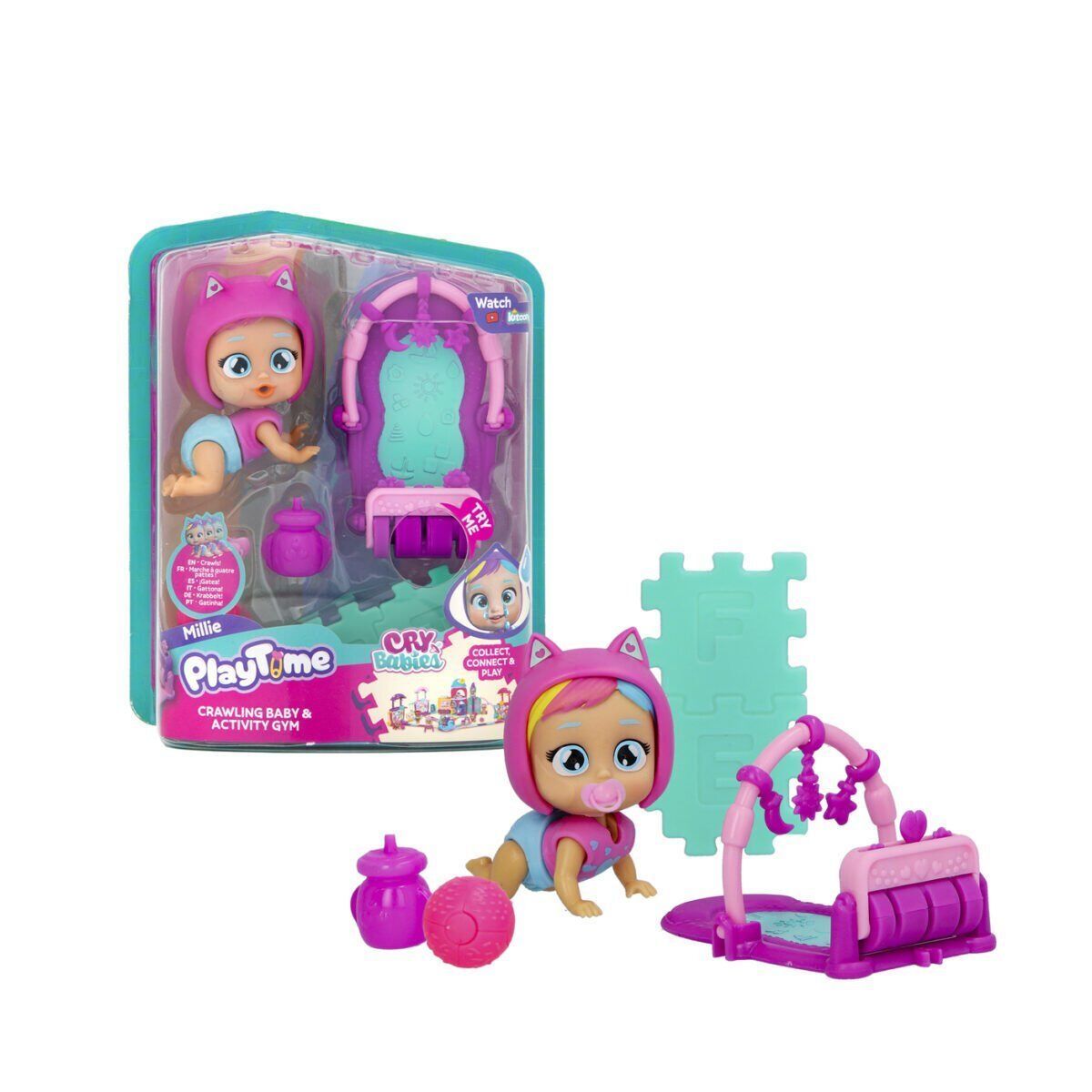 CYP04000 Cry Babies Play Time Mini Millie Bebek ve Aktivite Halısı