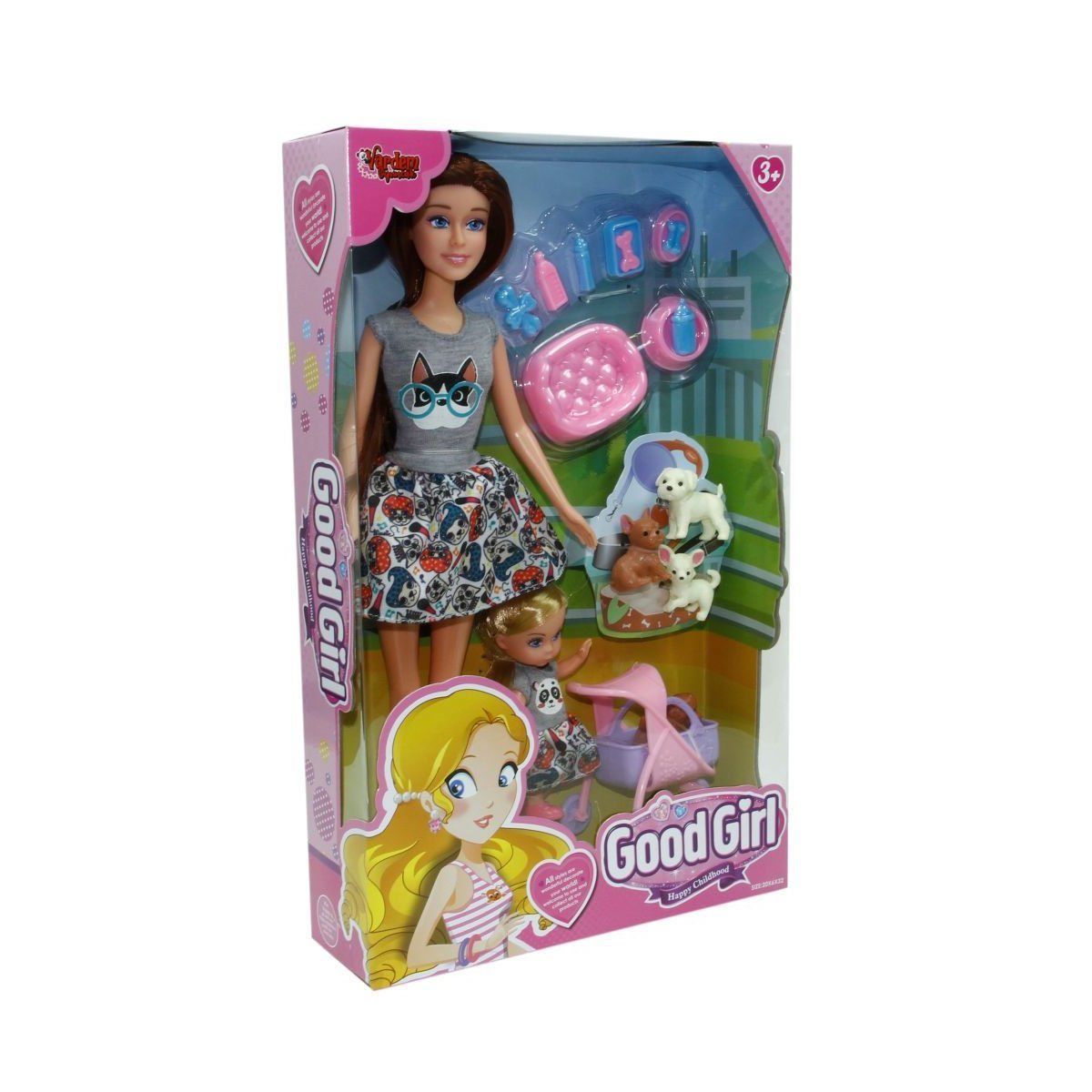 WG-115564 Kutulu 29 cm Anne Kız Pet Shopta Bebek