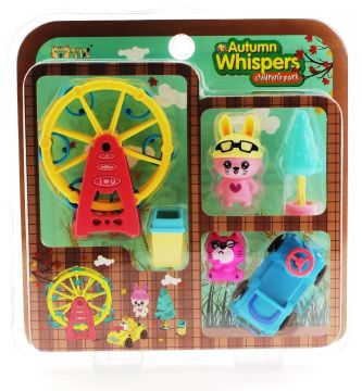 Kedi Şehri Arabalı Oyun Parkı Seti Blister