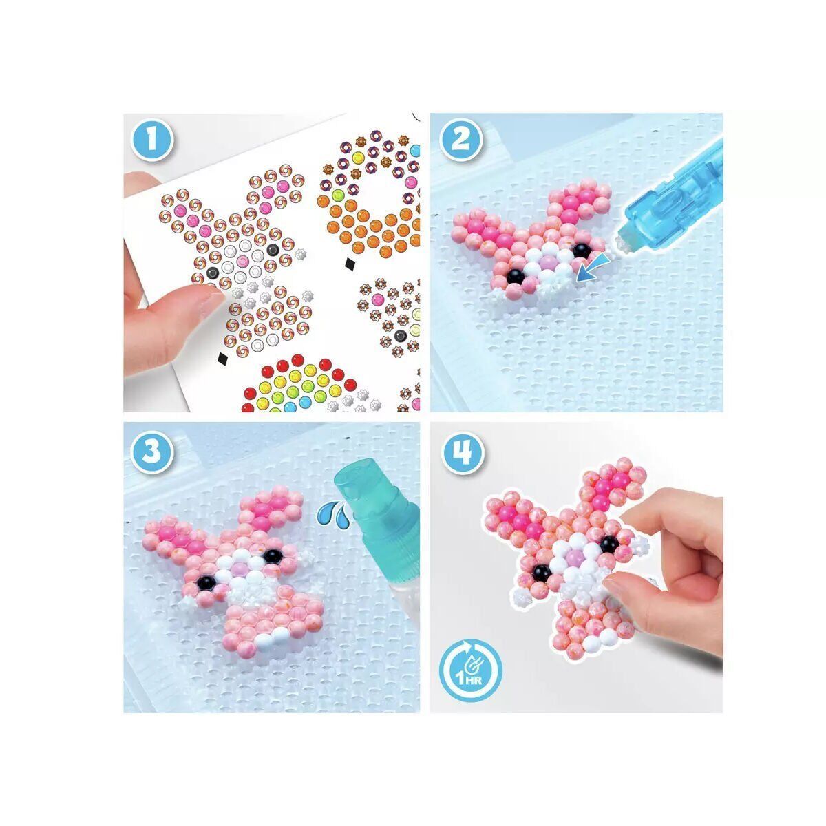 35087 AquaBeads Çantalı Başlangıç Stüdyosu 900 parça +4 yaş