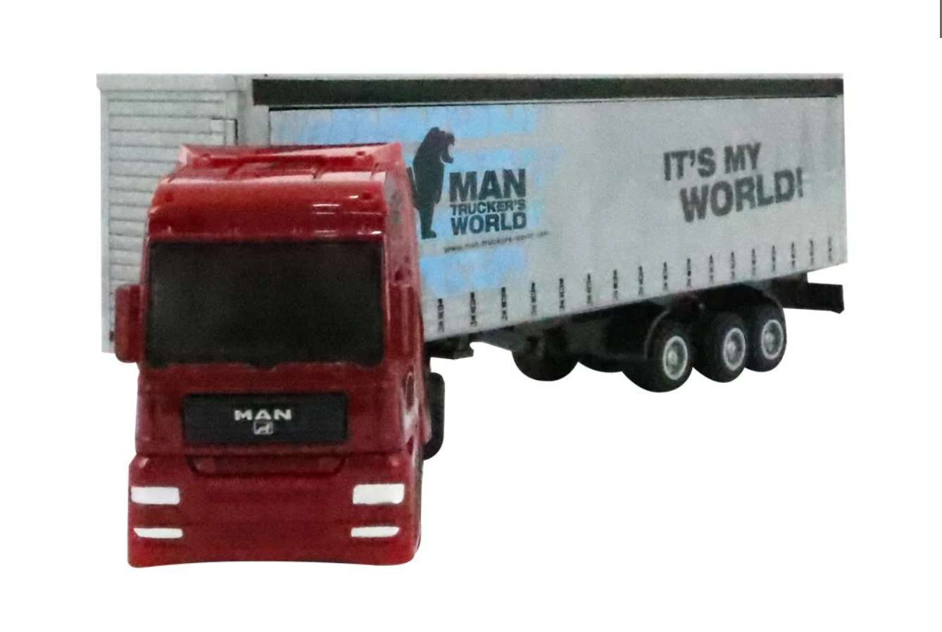 Man Model Gri Kargo Tırı