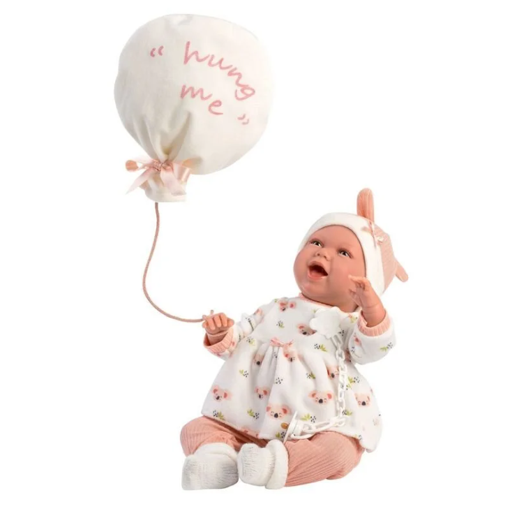 Llorens Yenidoğan Sarıl Bana Gülen Bebek  42 cm