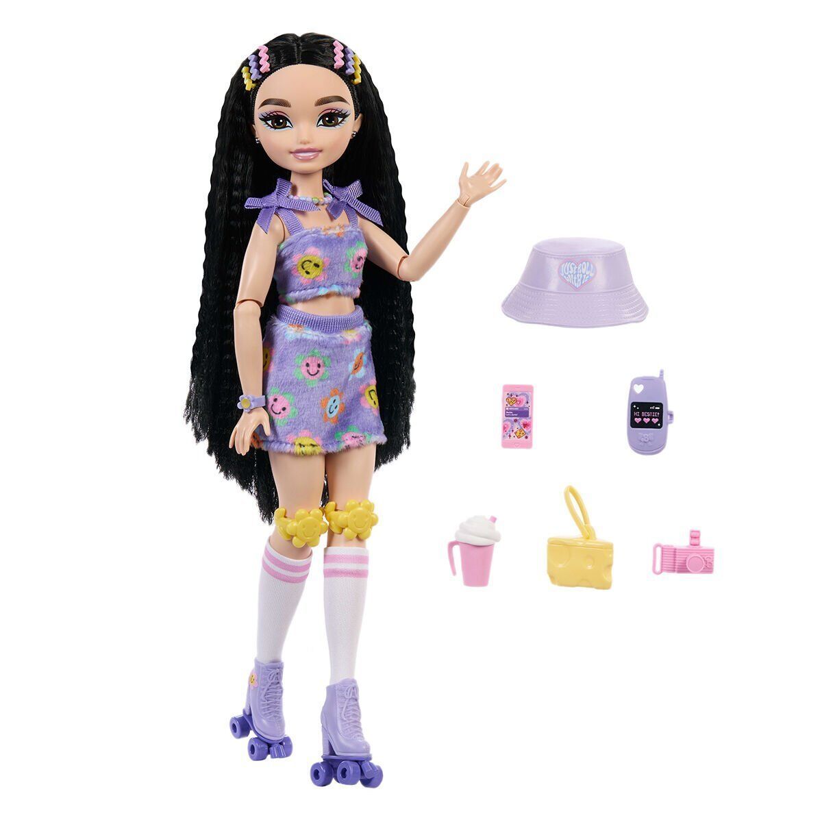 JFX99 Rene - Barbie Dream Besties Paten Partisi Rene Bebek ve Aksesuarları