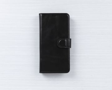 Samsung Galaxy S21 FE Uyumlu Deri Cüzdanlı Kılıf RST1 Siyah