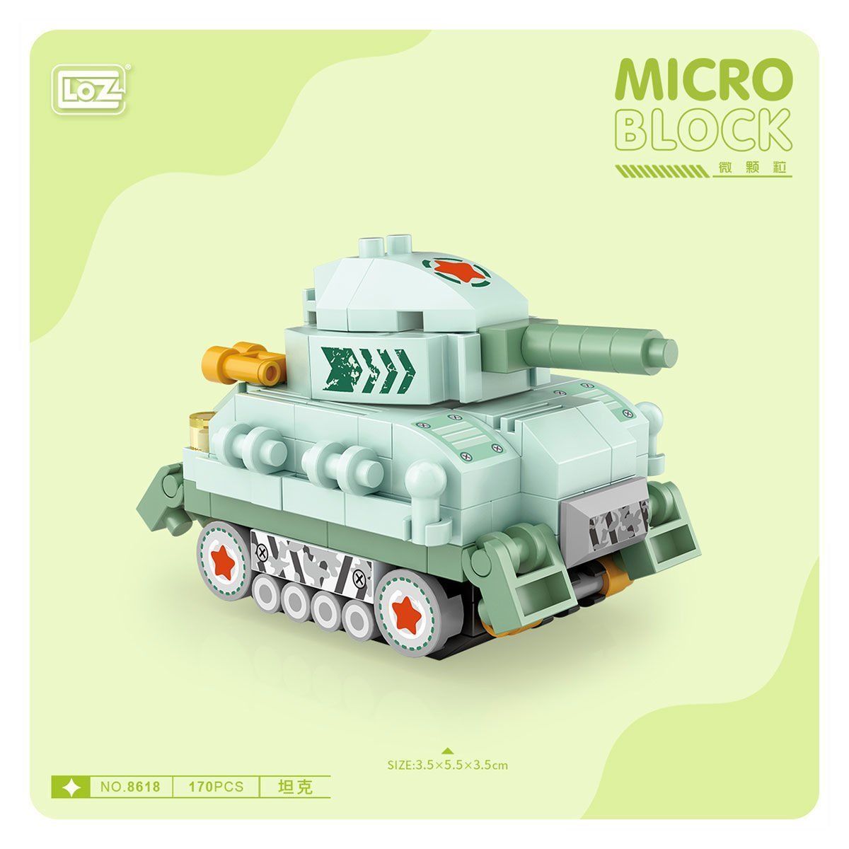 LZ8618 LOZ Blok Oyuncak Mini Poşet -Vagonlife