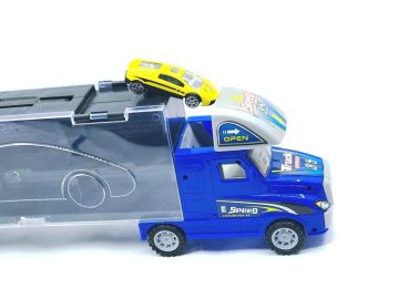 Taşınabilir Die Cast Metal Araçlı Kaydıraklı Tır