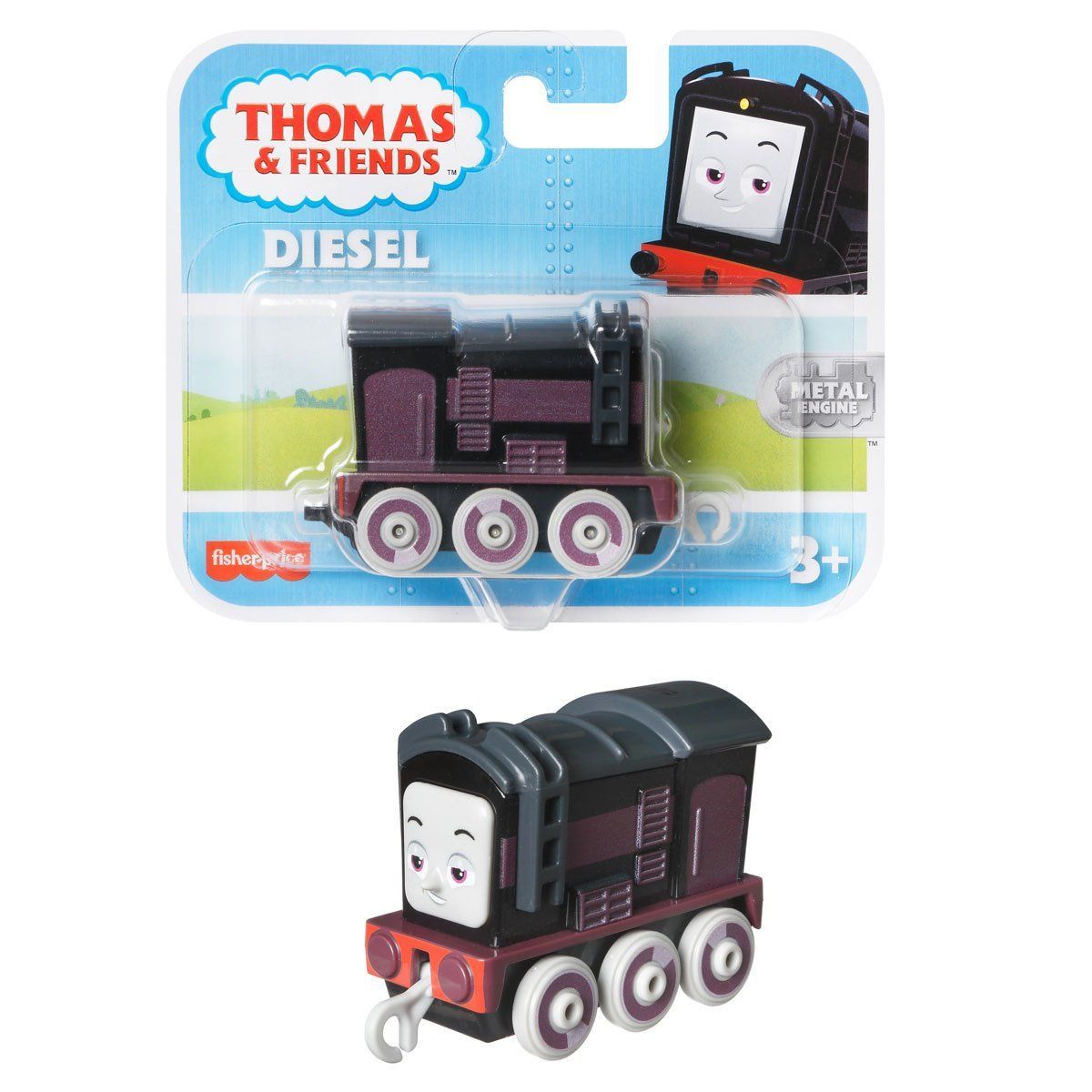 HFX89 Thomas ve Friends - Küçük Tekli Tren (Sür-Bırak) 1 adet stokta olan gönderilir