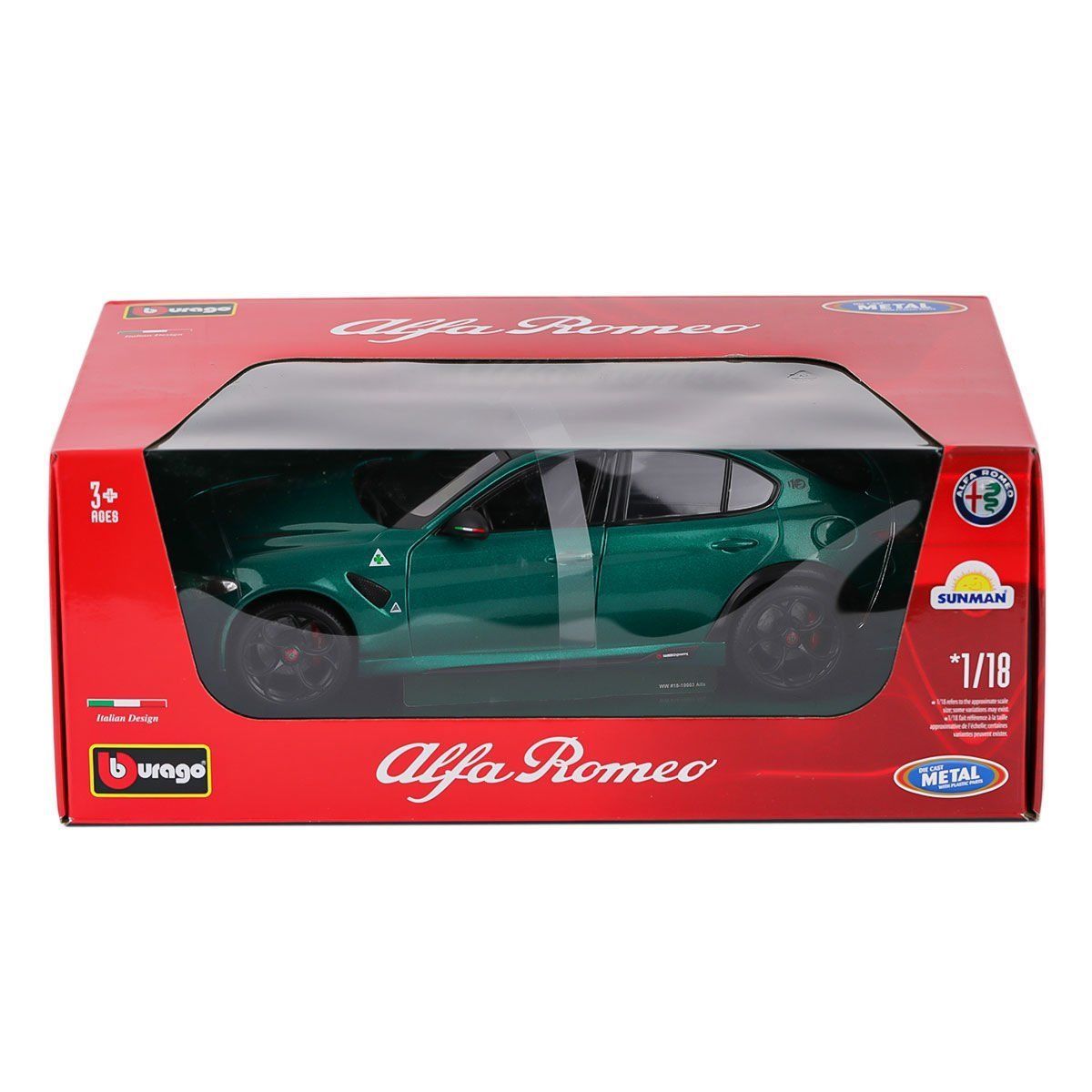 11048 Burago Alfa Romeo Gıula GTA  1:18 -Sunman